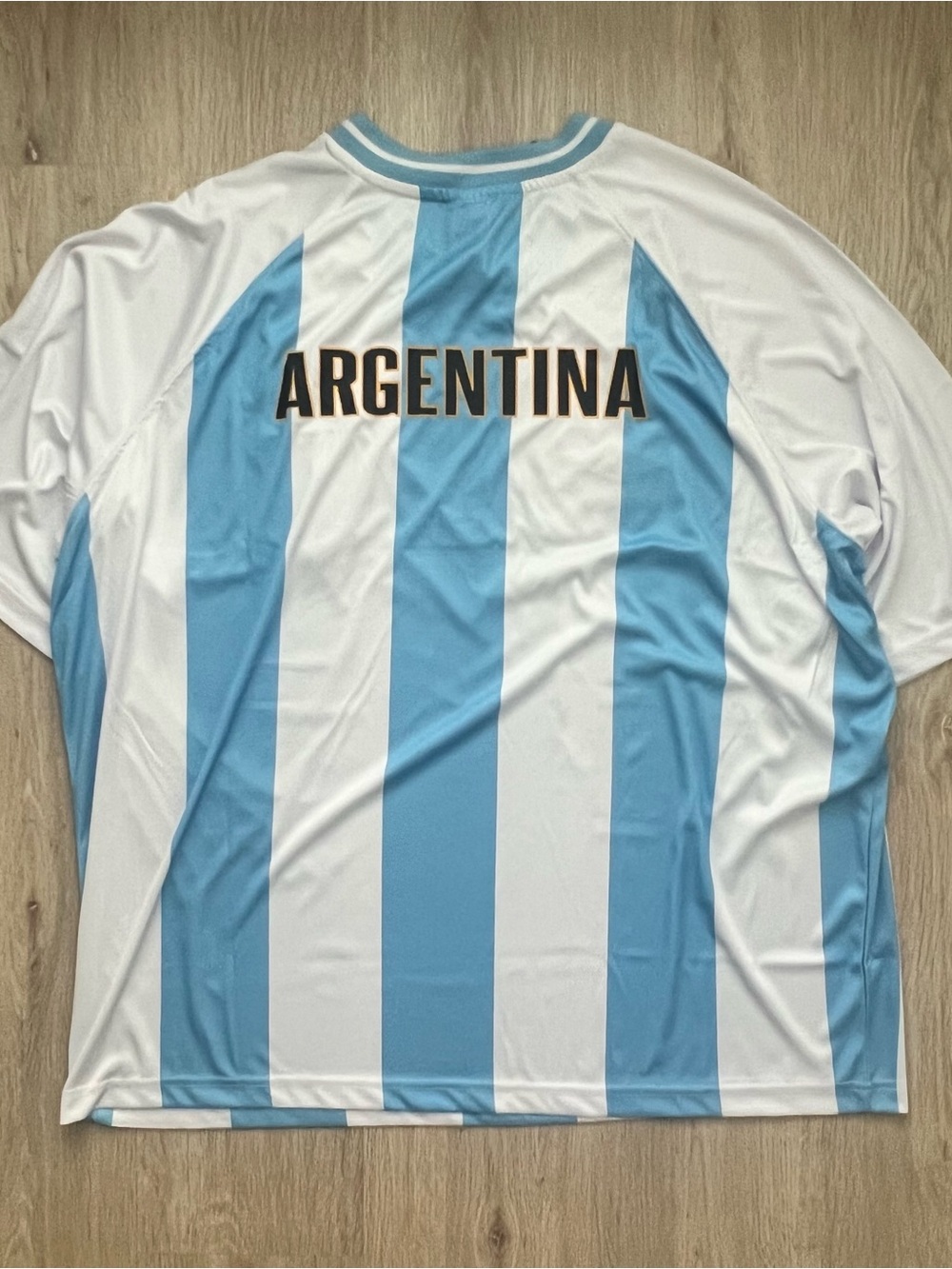 NWT Umbro Argentina Soccer Jersey Mens XL Blue White Checkered World Cup 2026 - Picture 2 of 10